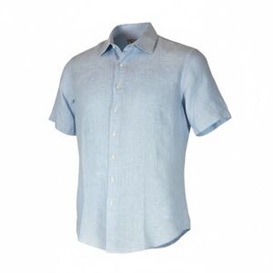 Thomas Pink Jermyn Street London Linen Short Sleeve Button Down Shirt L